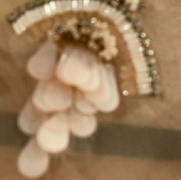 THEIA Embellished Yoke Mermaid Gown - Picture 13 of 16